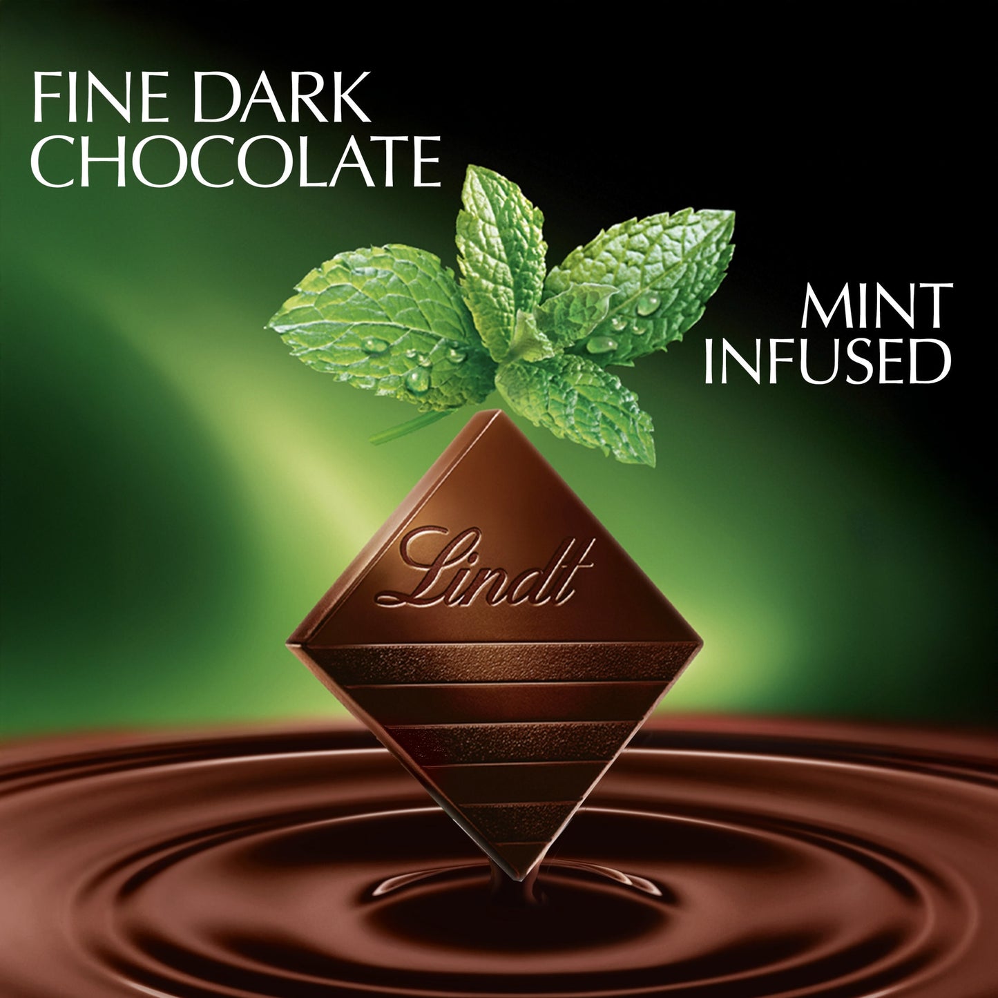 Lindt Excellence Dark Chocolate Bar - Mint Intense 100g — image 2