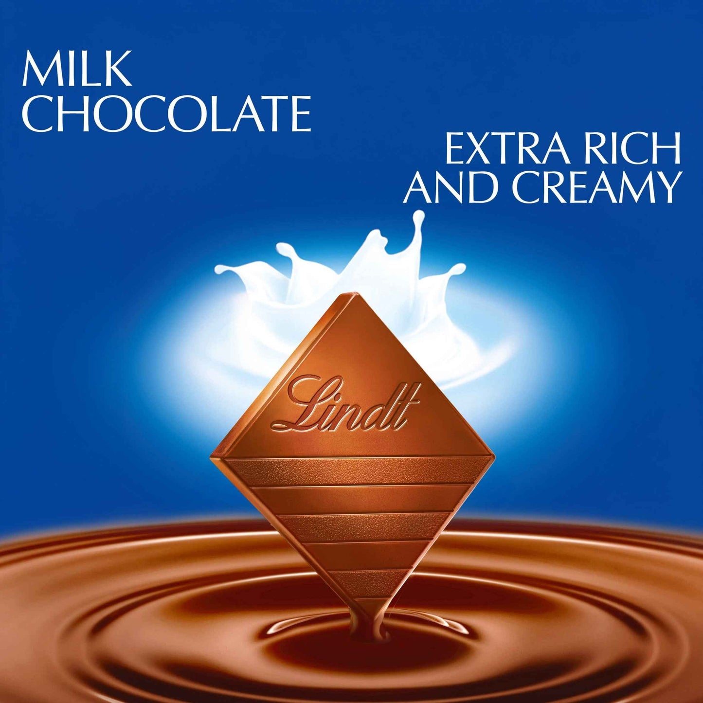 Lindt Excellence Extra Creamy Milk Chocolate Bar 100g 100g pack shot