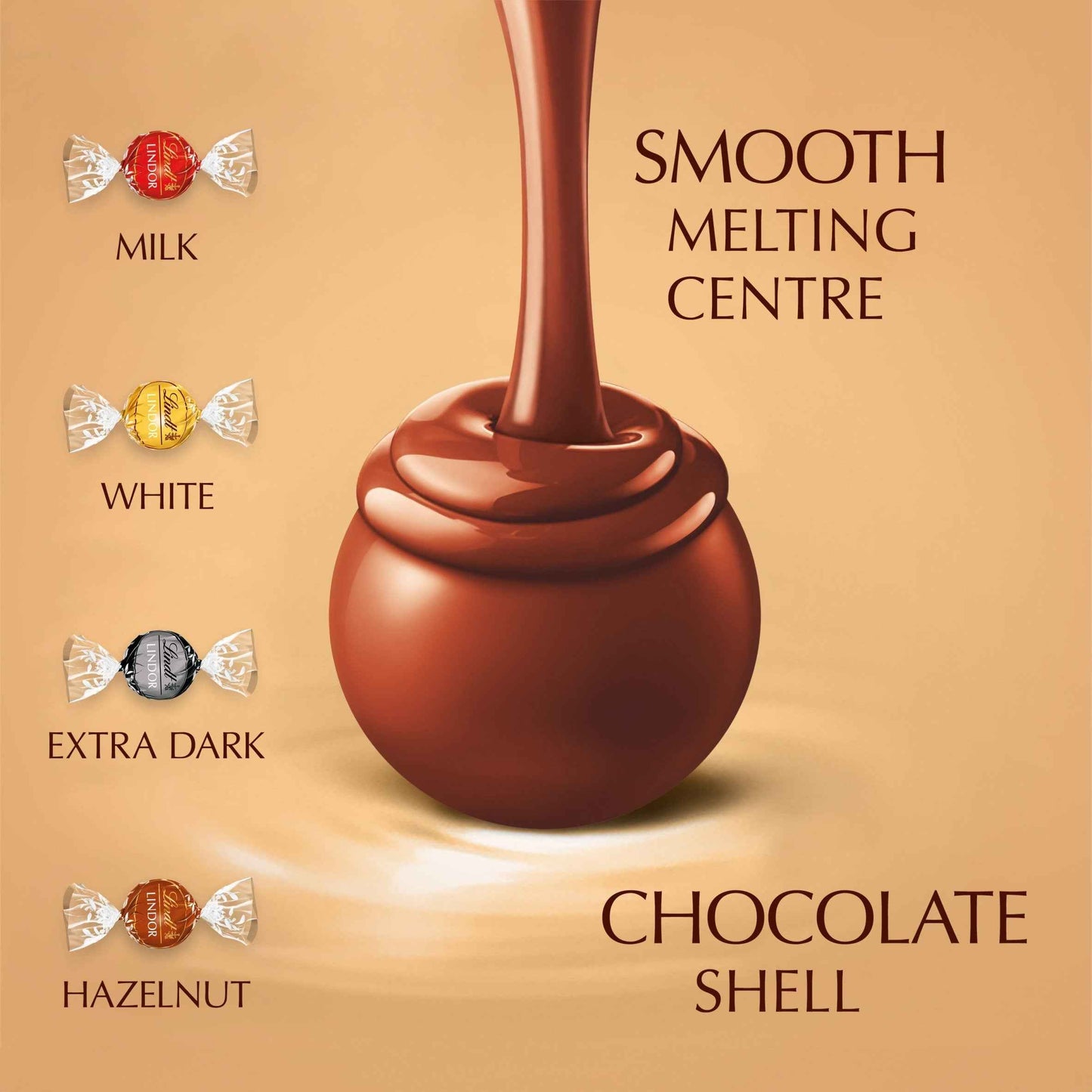 Lindt Lindor Assorted Chocolate Truffles 337g 337g pack shot