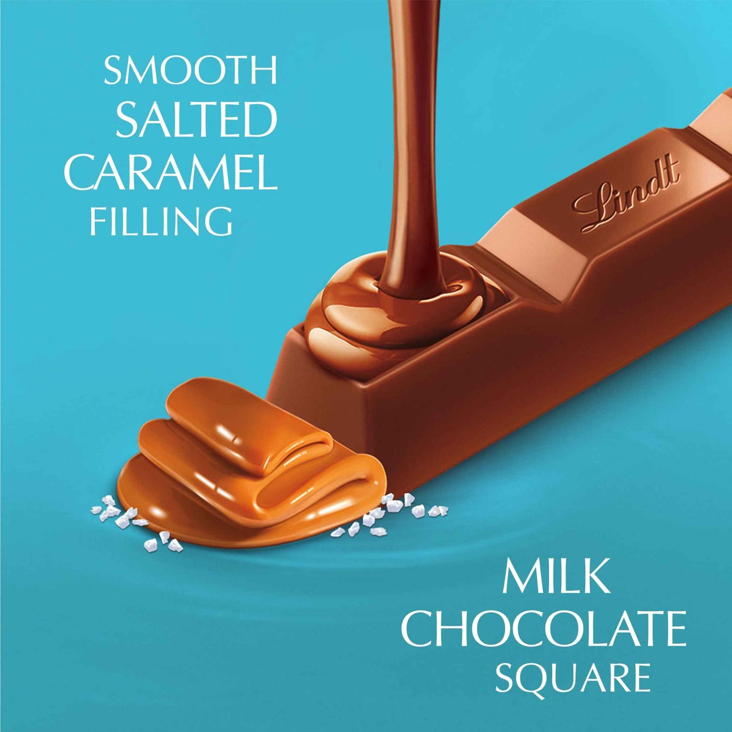 Lindt Lindor Salted Caramel Milk Chocolate Bar 38g