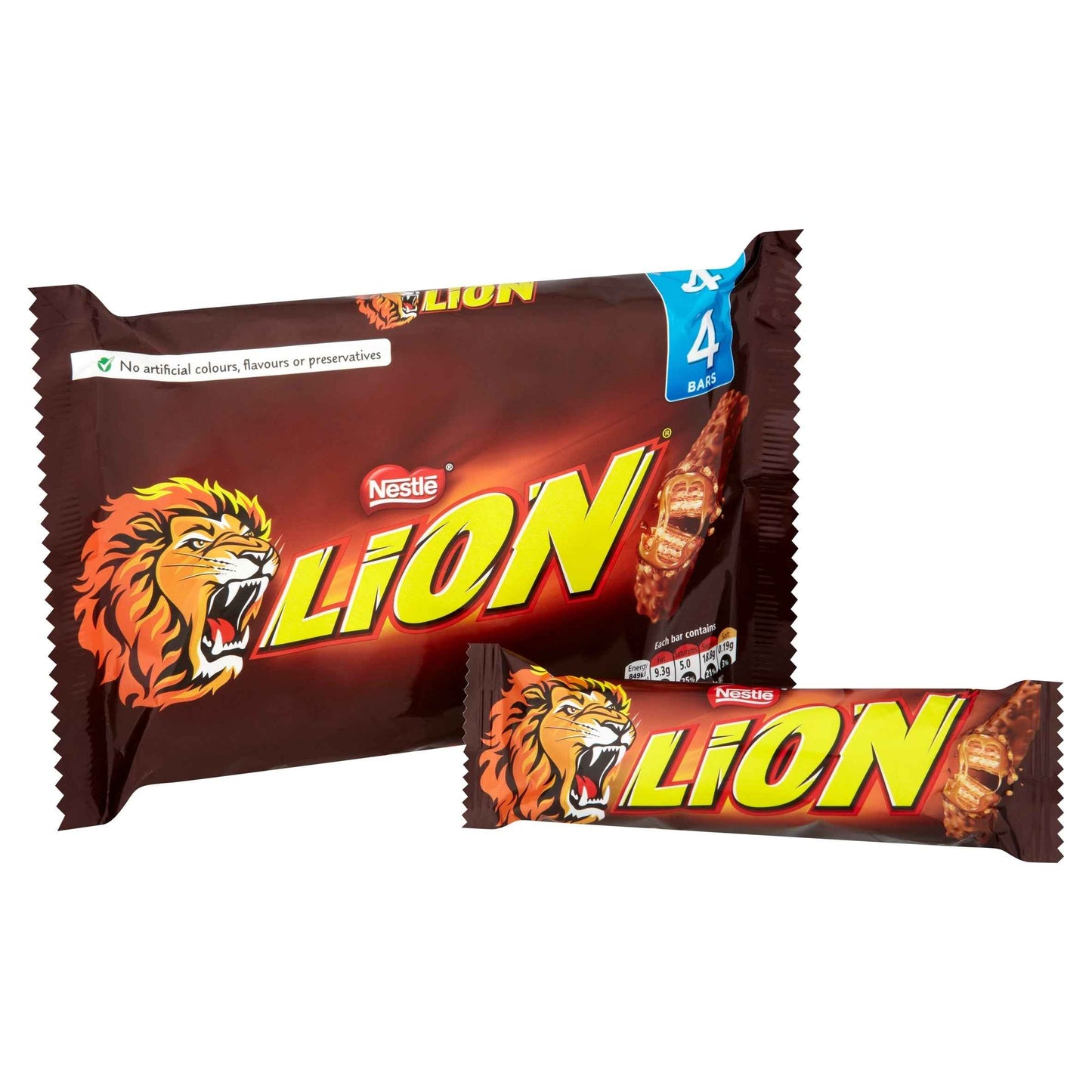 Lion Milk Chocolate Bar Multipack 42g 4 Pack 42g pack shot