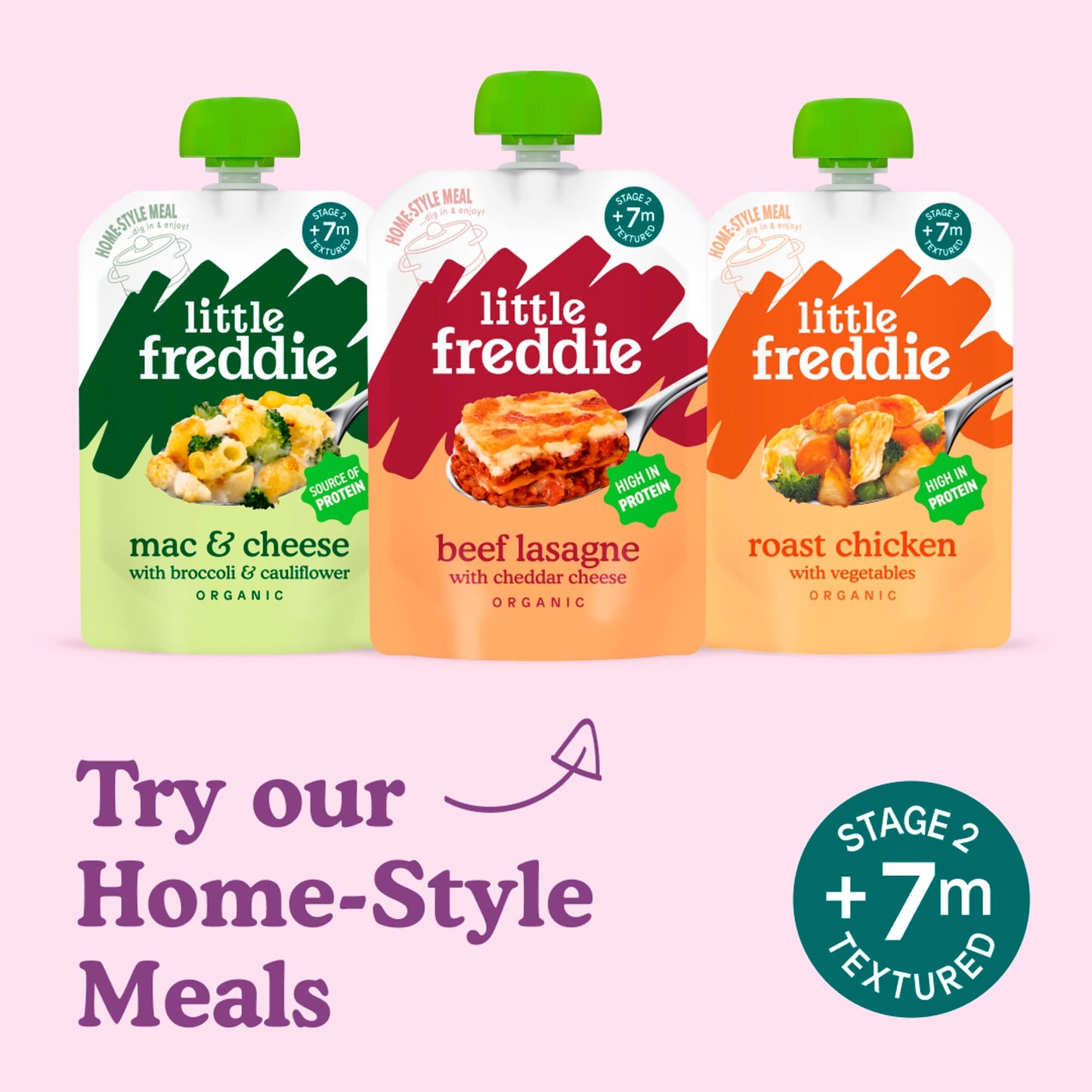 Little Freddie Organic Banana Greek Style Yoghurt Baby Food Pouch Multipack 6+ Months 6 x 100g — image 5