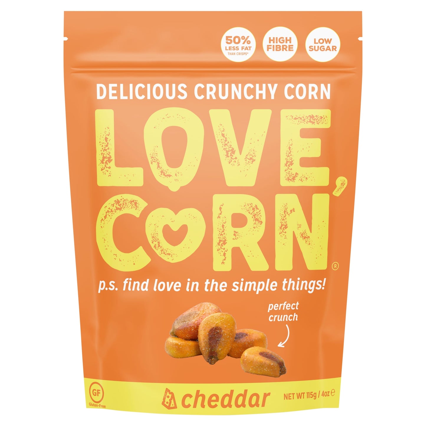 LOVE CORN Cheddar 115g — image 1