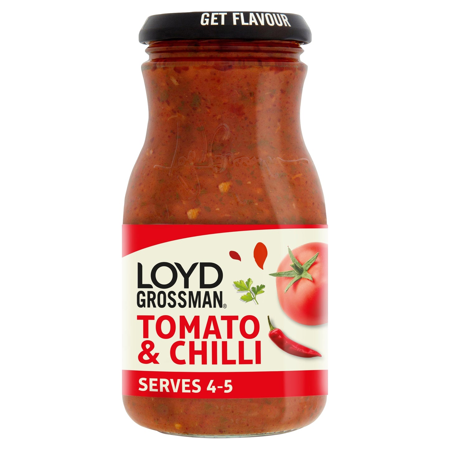 Loyd Grossman Tomato & Chilli Pasta Sauce 660G — image 1