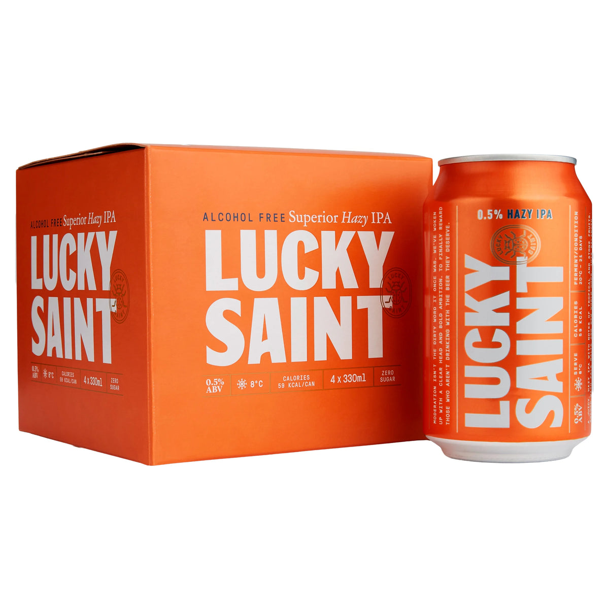 Lucky Saint Alcohol Free Hazy IPA 4x330ml — image 1