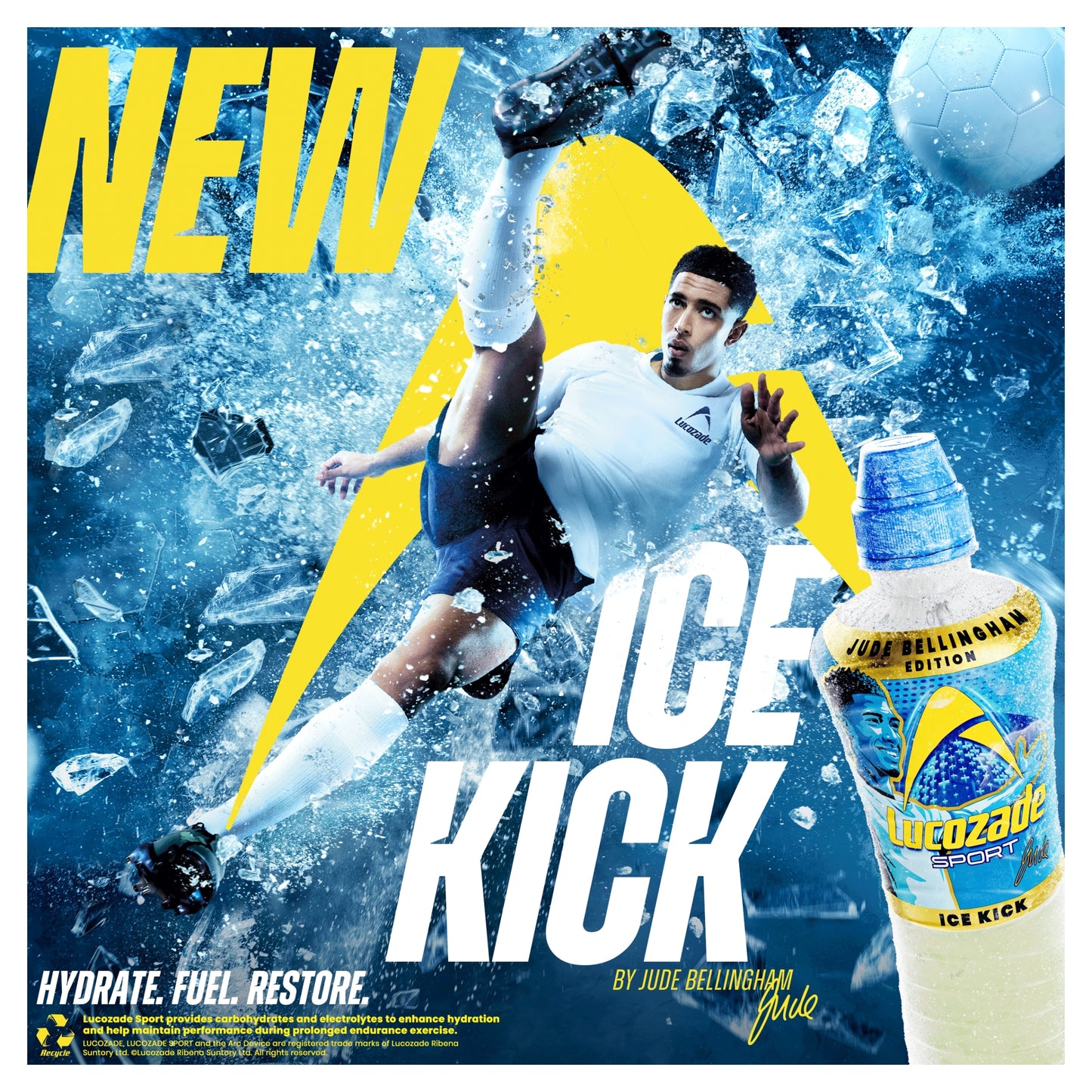 Lucozade Sport Drink Ice Kick 500ml — image 2