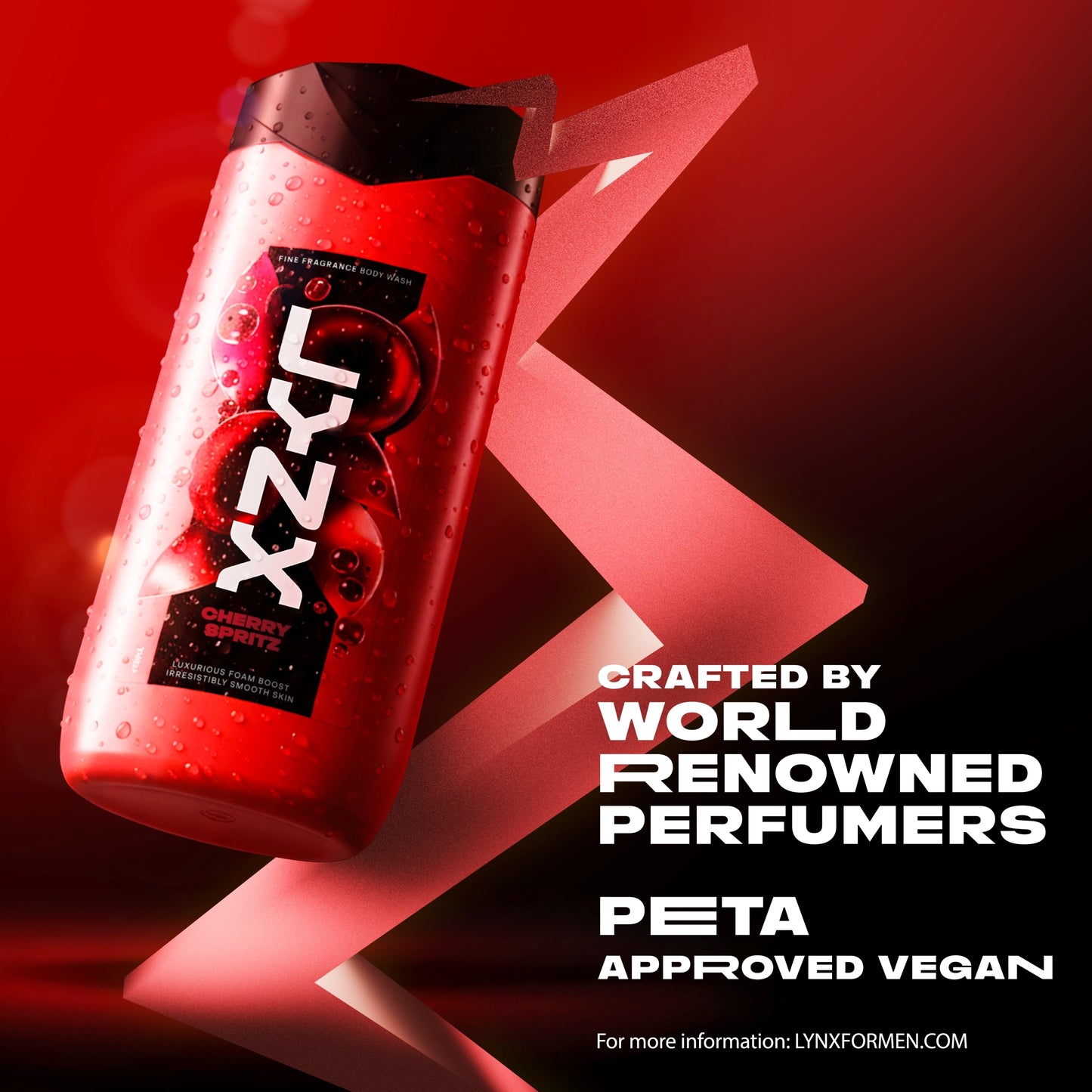 Lynx Fine Fragrance Cherry Spritz Body Wash 400ml — image 5
