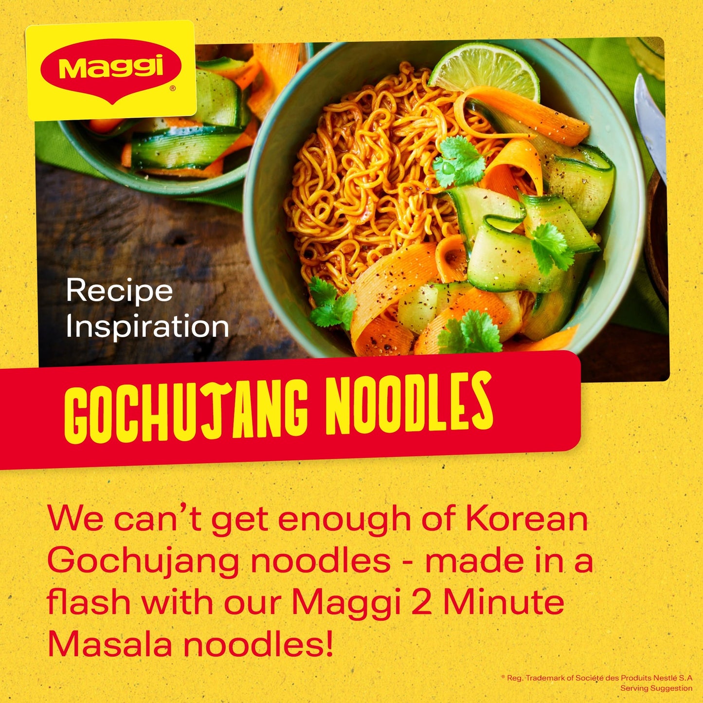 Maggi 2 Minute Masala Flavour Instant Noodles 70g — image 5