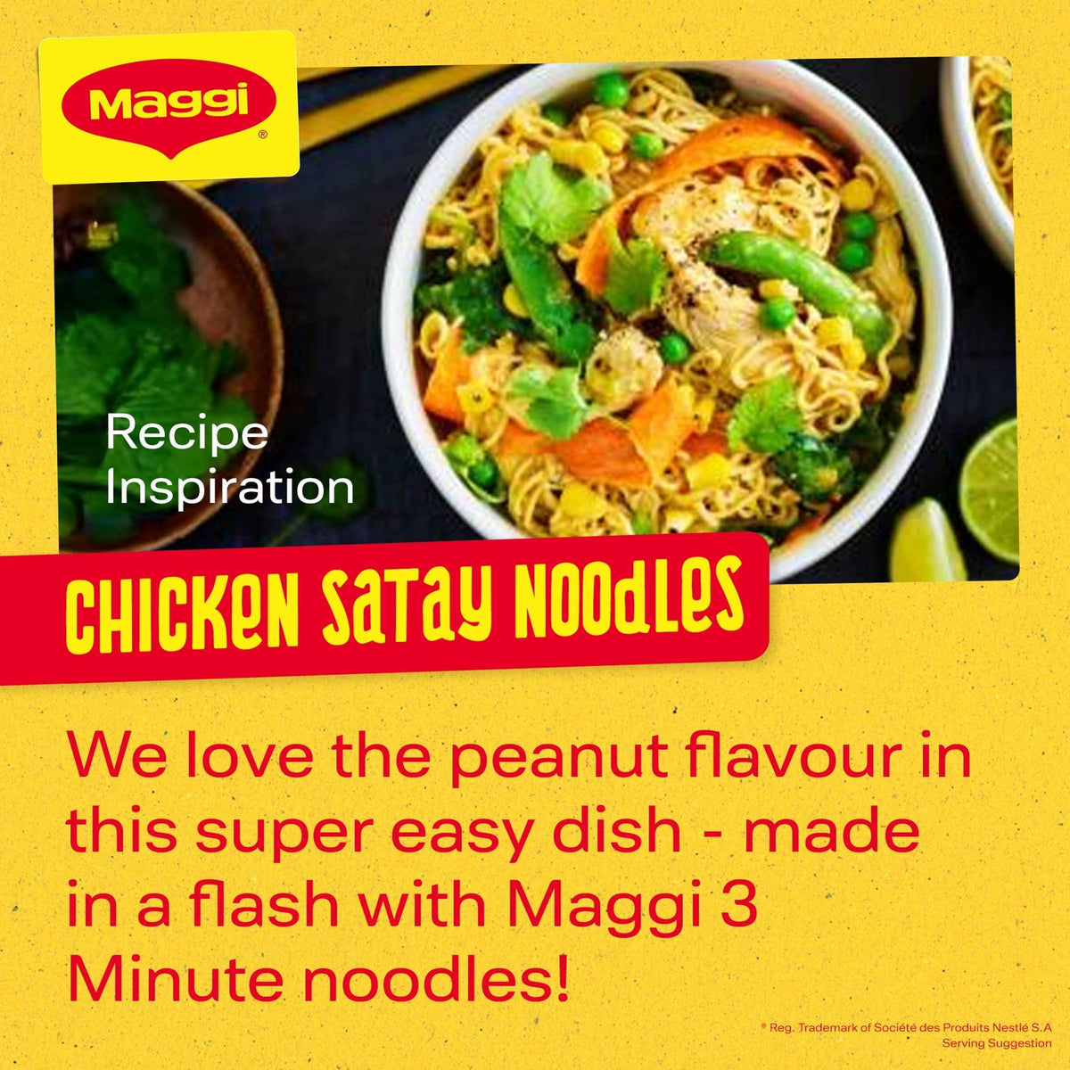 Maggi 3 Minute Instant Noodles Chicken Flavour 4x59g extra photo