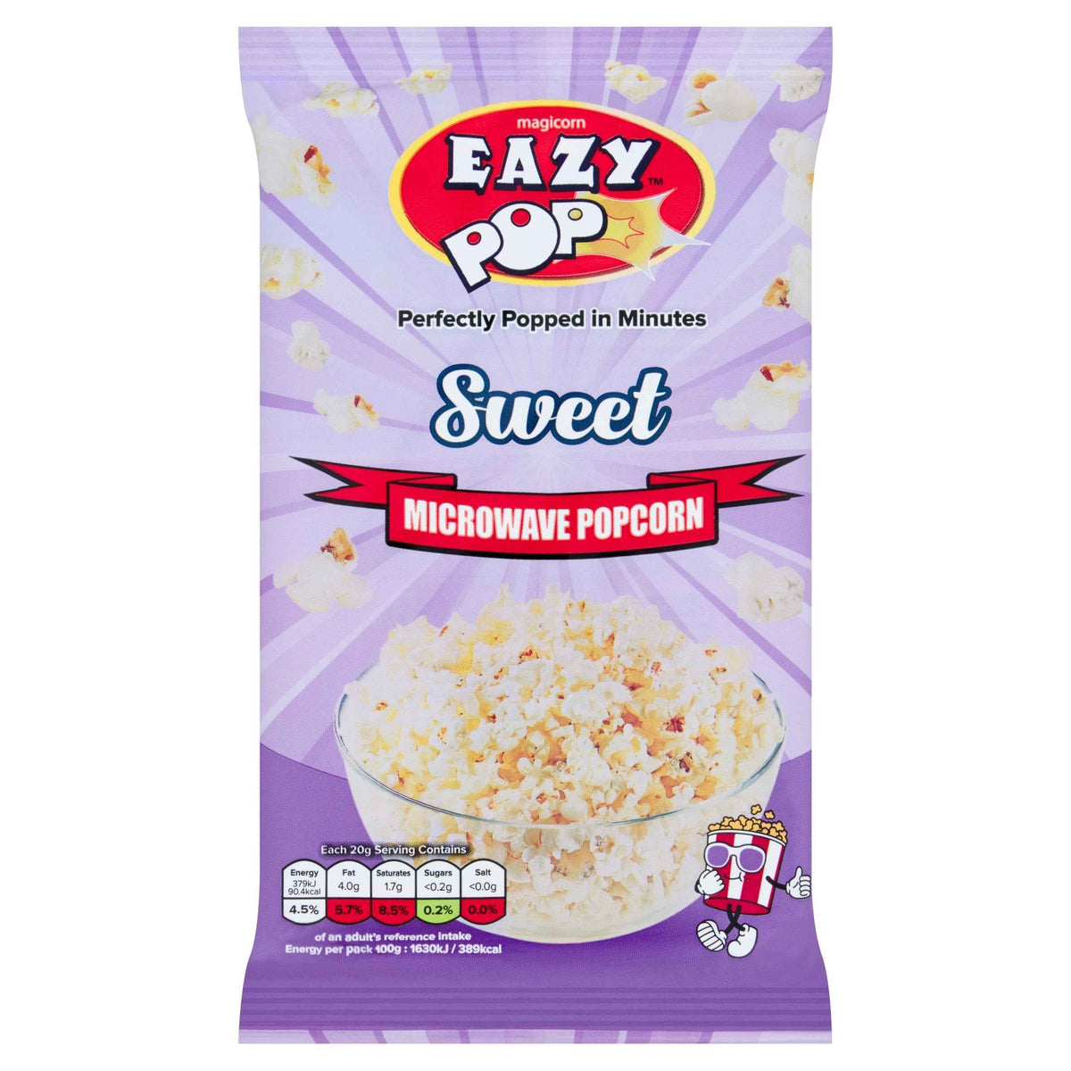 MAGICORN Eazy Pop Microwave Popcorn - Sweet 85g