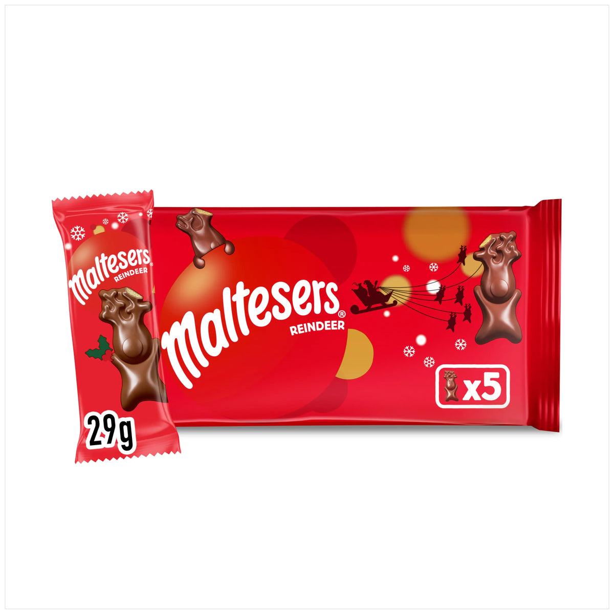 Maltesers Reindeer Milk Chocolate 5x29g — image 1