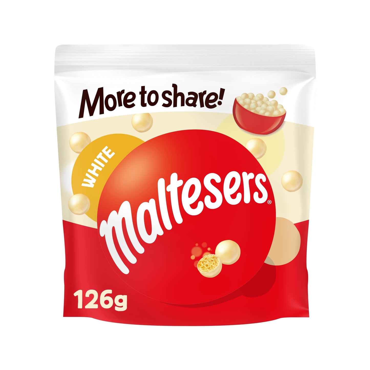 Maltesers White Chocolate More To Share 126g — image 1