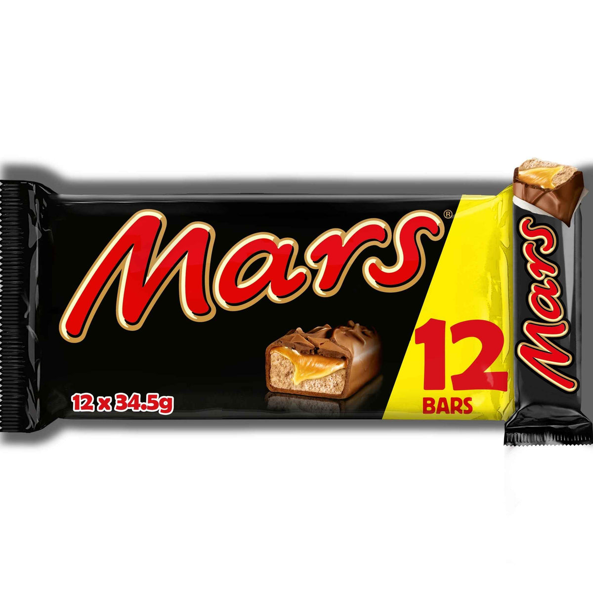 Mars Milk Chocolate Nougat And Caramel Centre Bar 12 X 34.5g