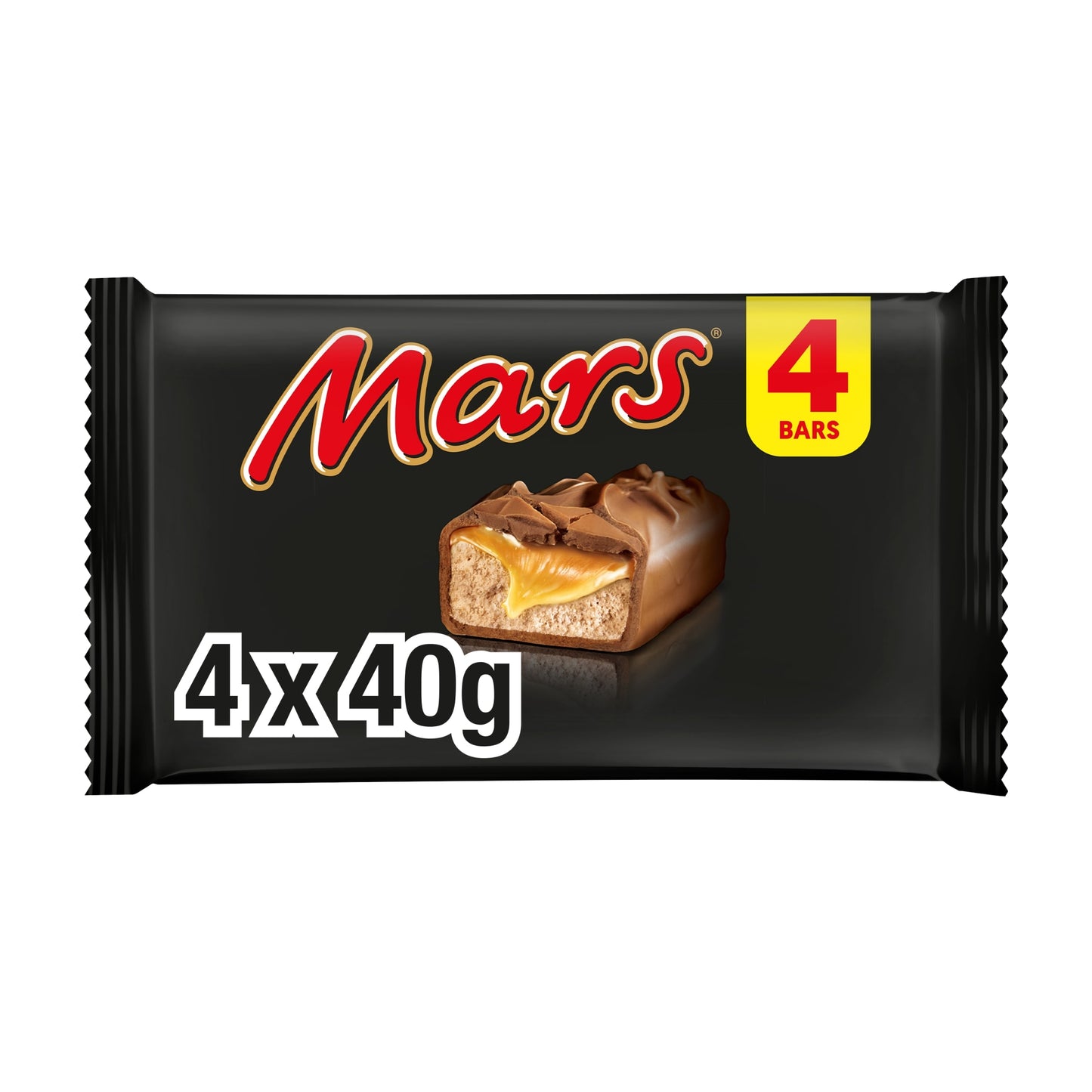 Mars Milk Chocolate, Nougat and Caramel Centre Bars 4 x 40g — image 1