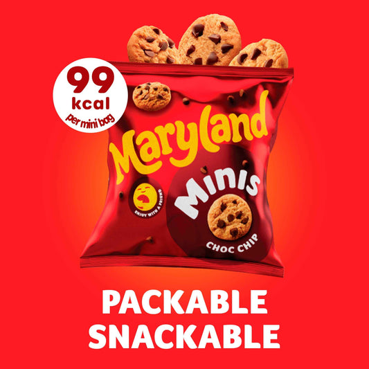 MARYLAND Minis Cookies - Choc Chip 6 Mini Bags 118.8g