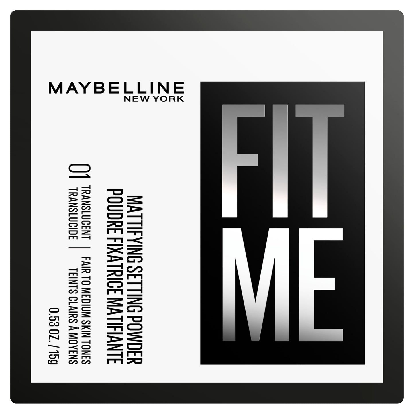 Maybelline, Fit Me Loose Powder, 01 Translucent, 15g — image 1
