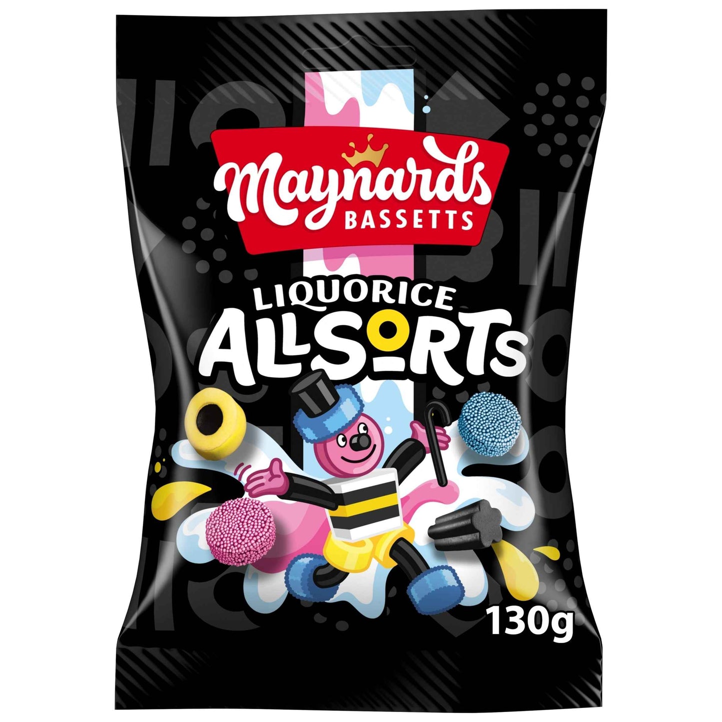 Maynards Bassetts Liquorice Allsorts Sweets 130g