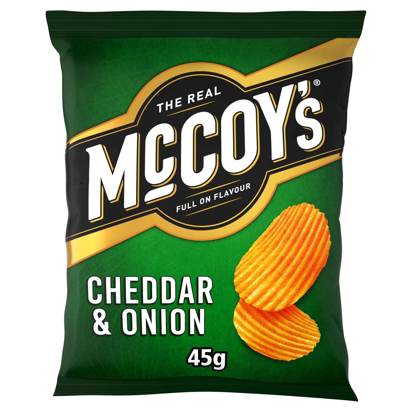 McCOY'S Cheddar & Onion Grab Bag Crisps 45g