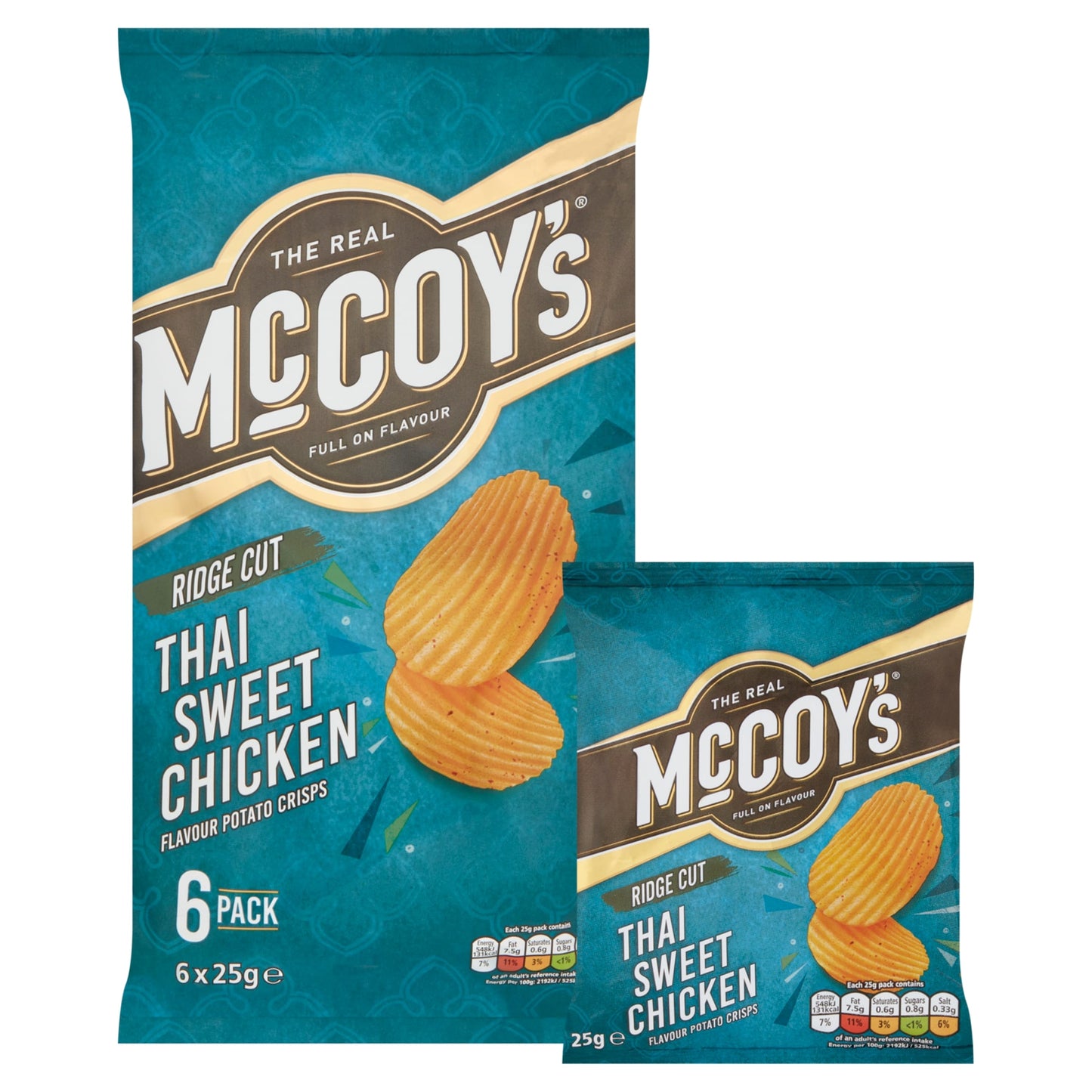 McCoy's Thai Sweet Chicken Multipack Crisps 6x25g — image 2