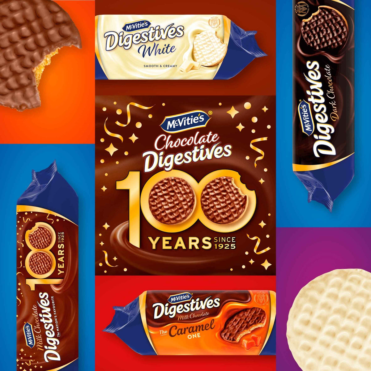 McVitie's Digestives Dark Chocolate Biscuits 266g pack shot