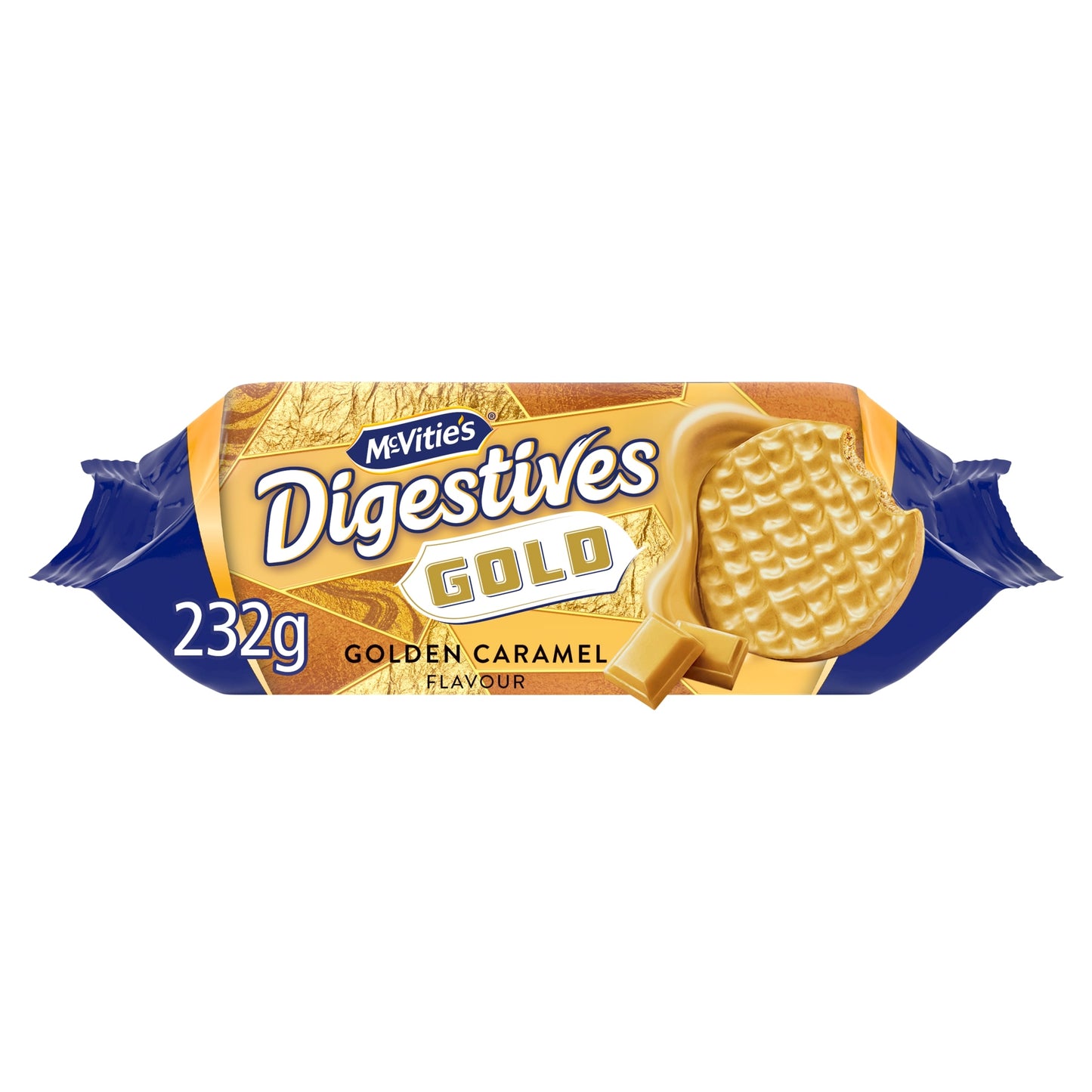 McVitie's Digestives Gold Golden Caramel Flavour Biscuits 232g — image 1