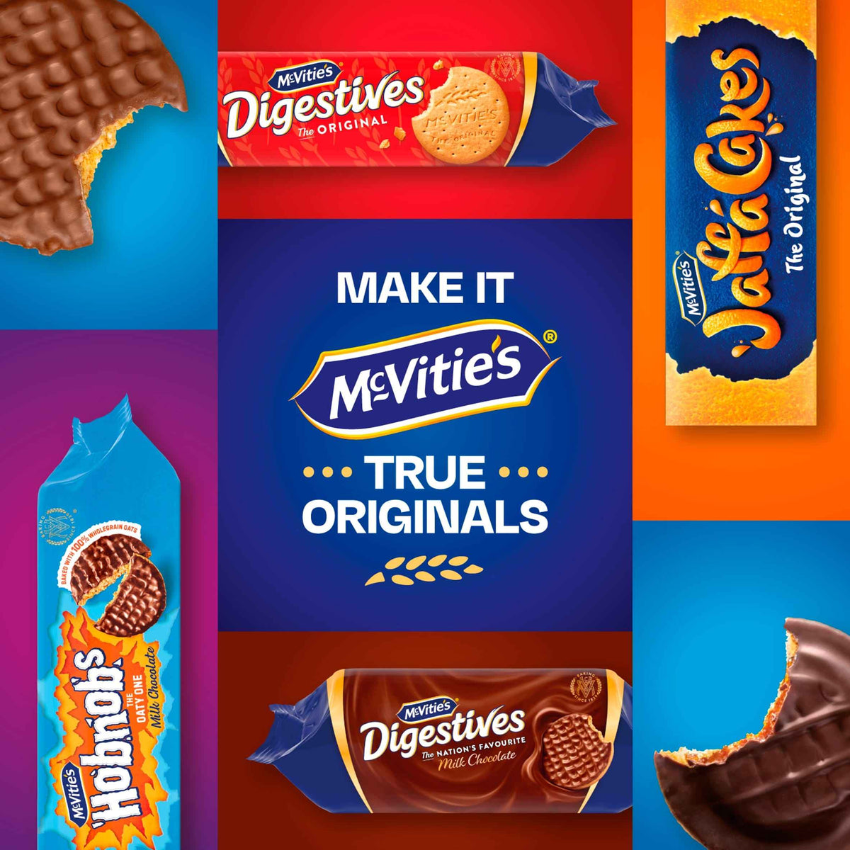 McVitie's Hobnobs Milk Chocolate Biscuits 262g pack shot