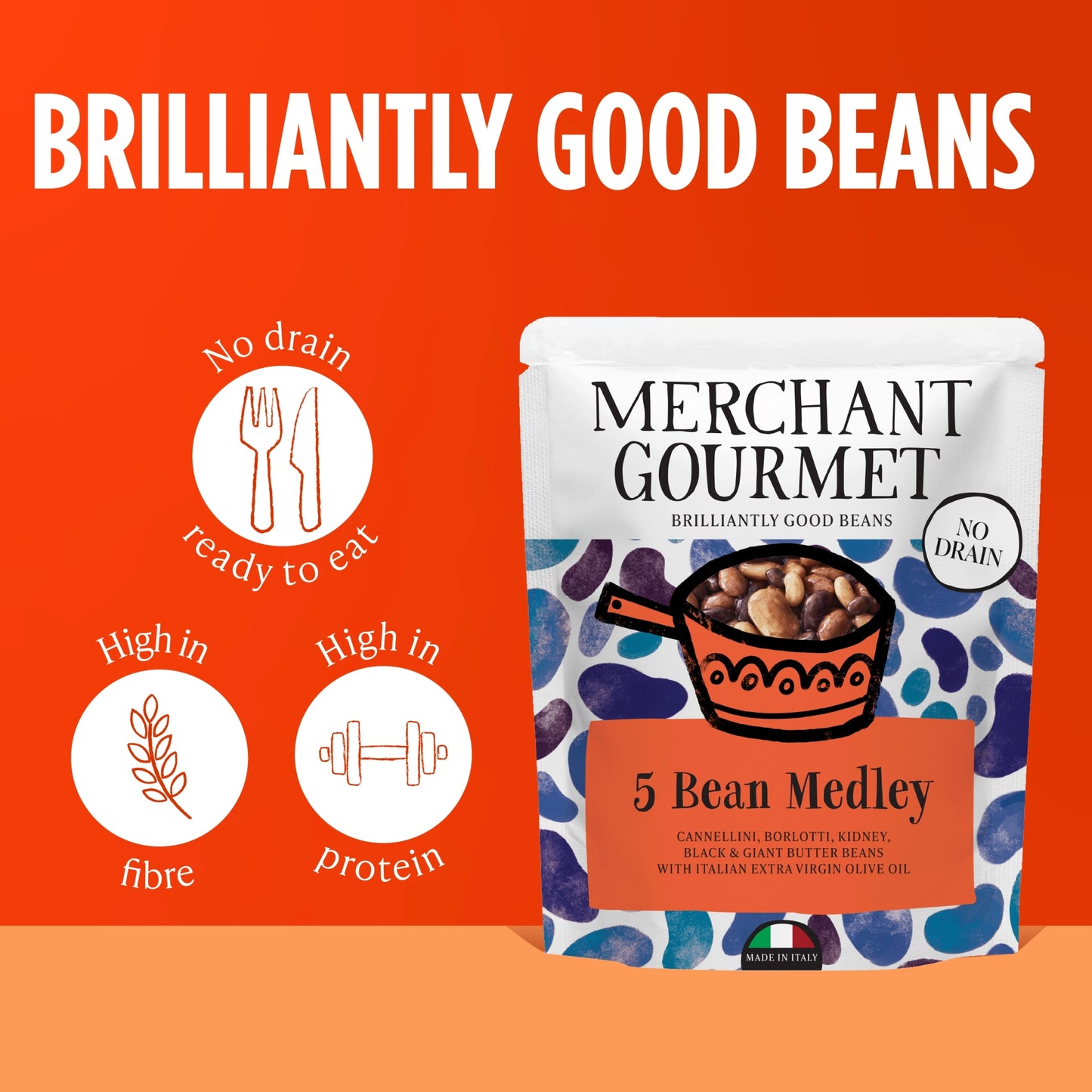 Merchant Gourmet 5 Bean Medley 240g — image 3