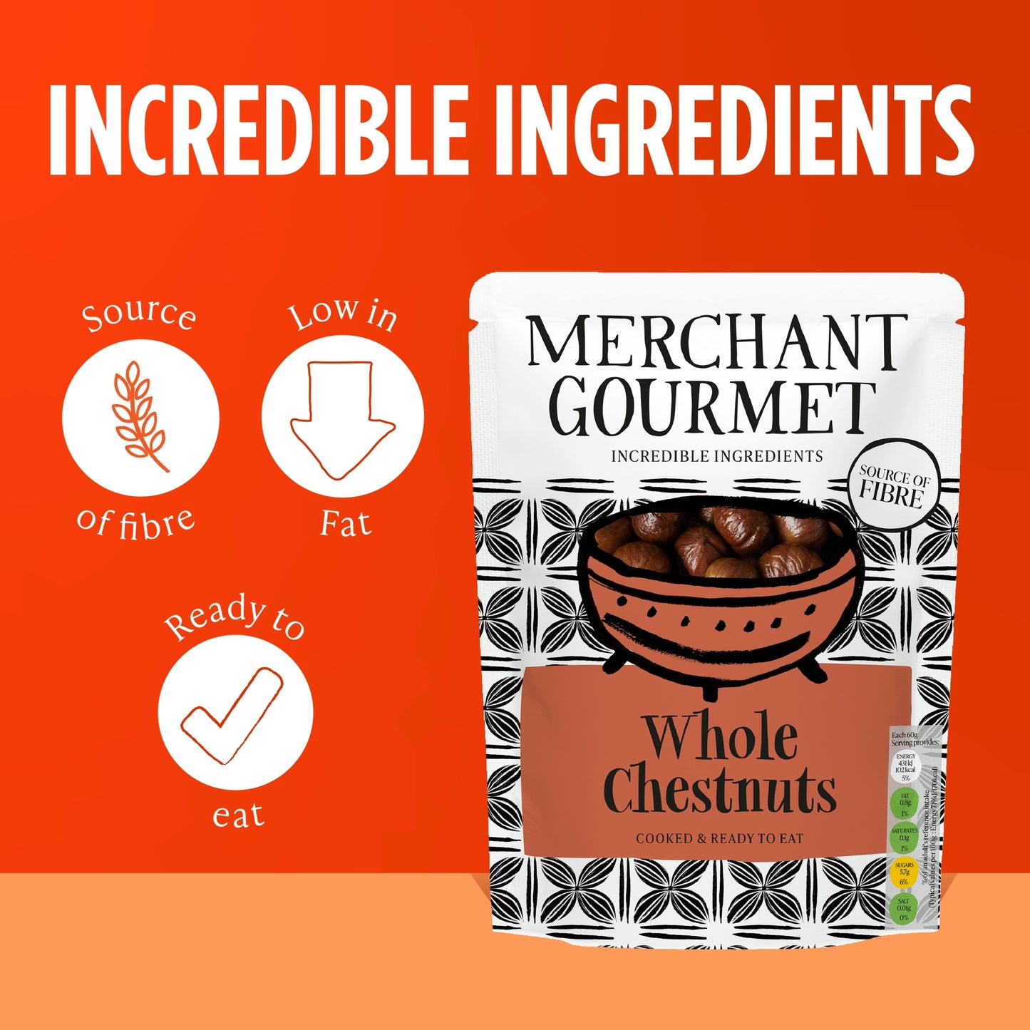 Merchant Gourmet Whole Chestnuts 180G — image 3