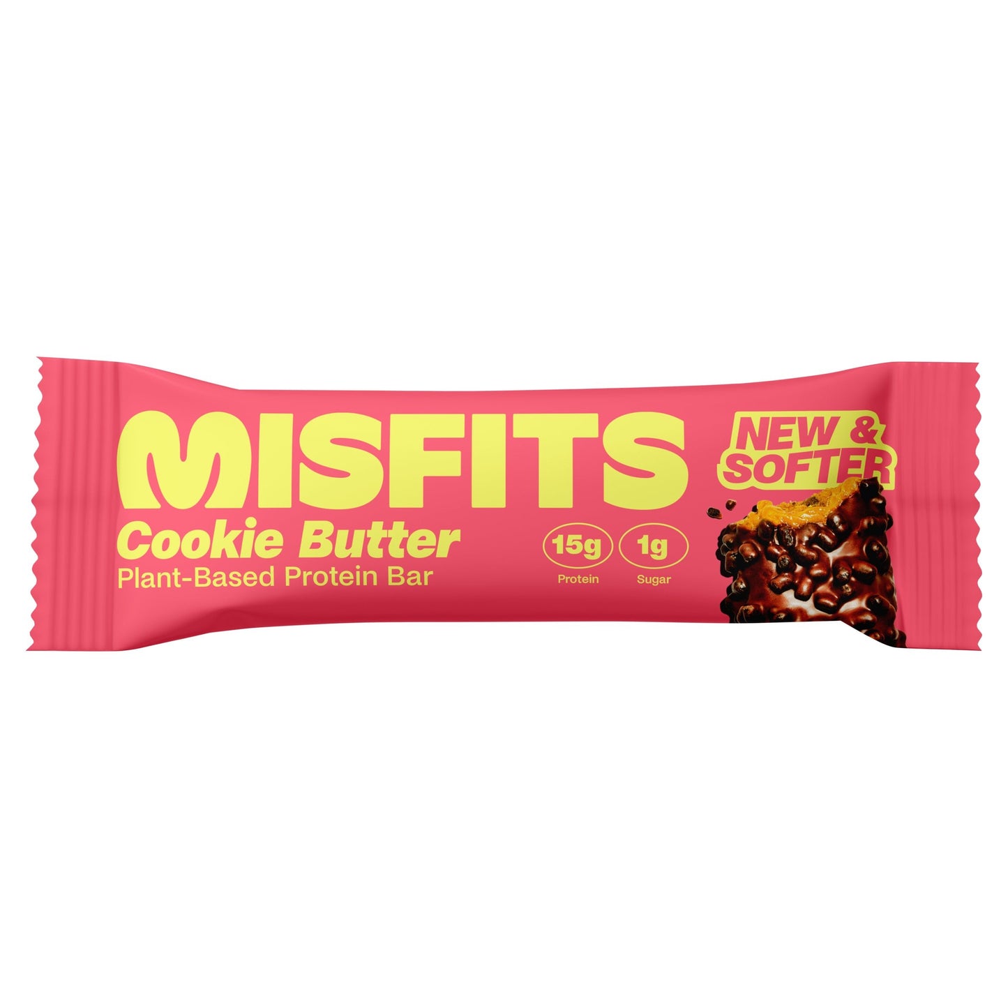 Misfits Plant-Based Protein Bar - Cookie Butter 50g — image 1