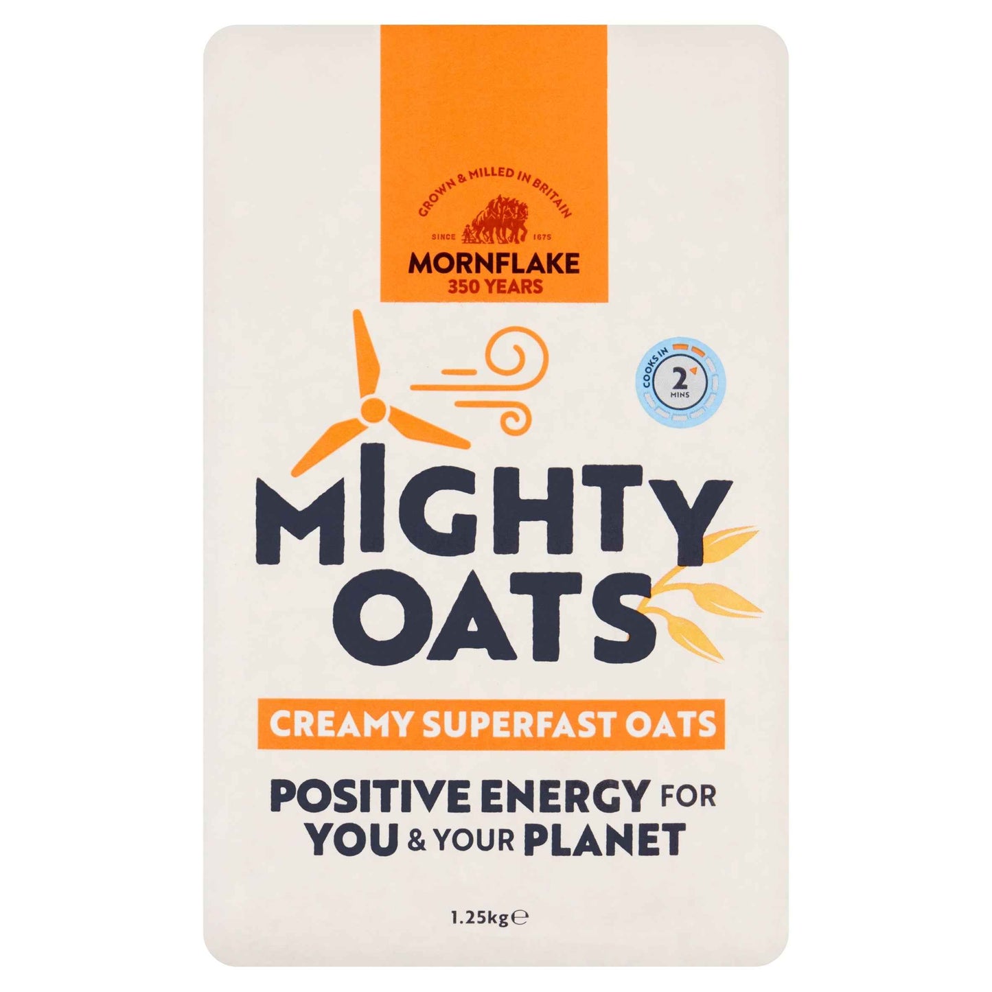 MORNFLAKE Mighty Oats Creamy Superfast Oats 1.25kg