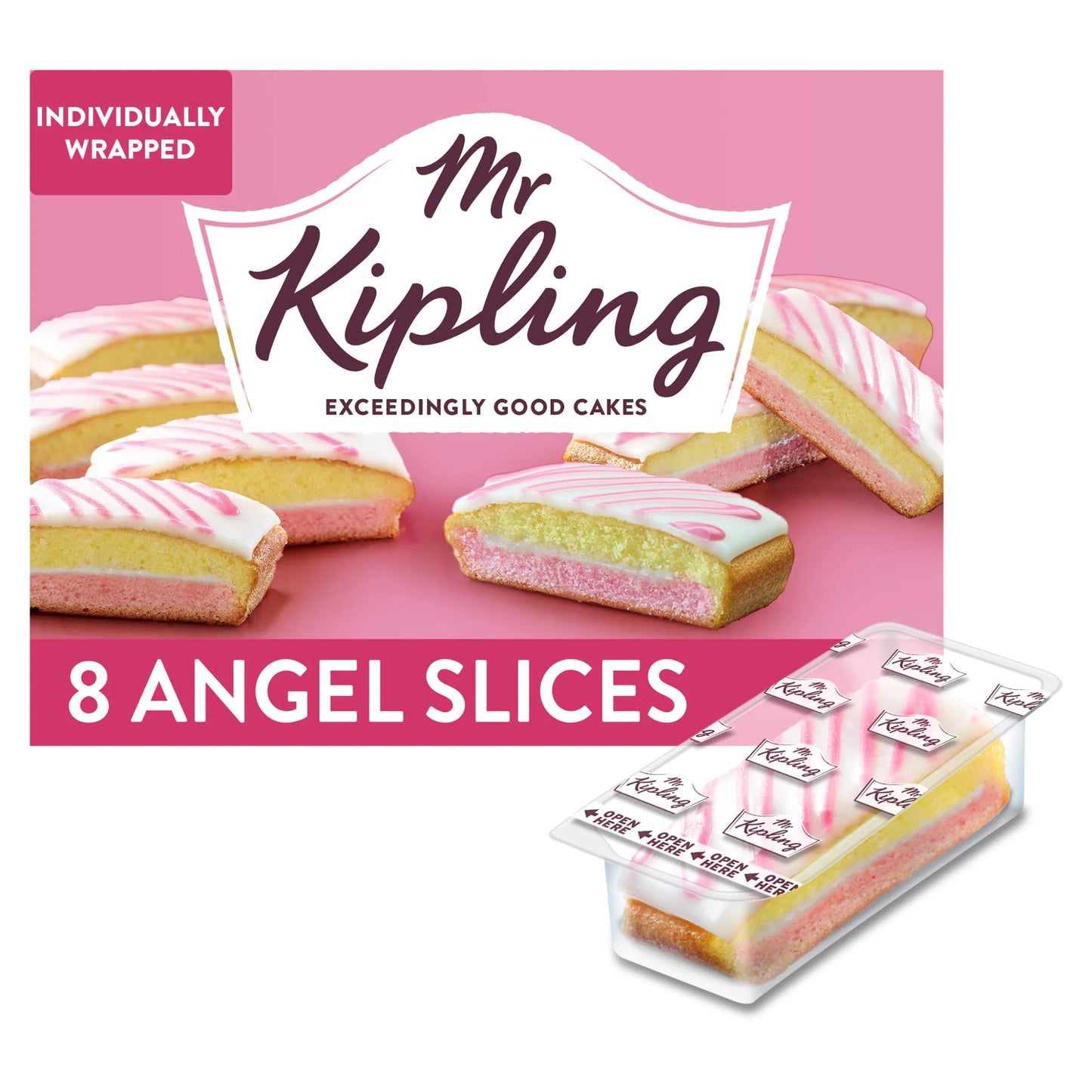 Mr Kipling Angel Cake Slices 8 Pack — image 1