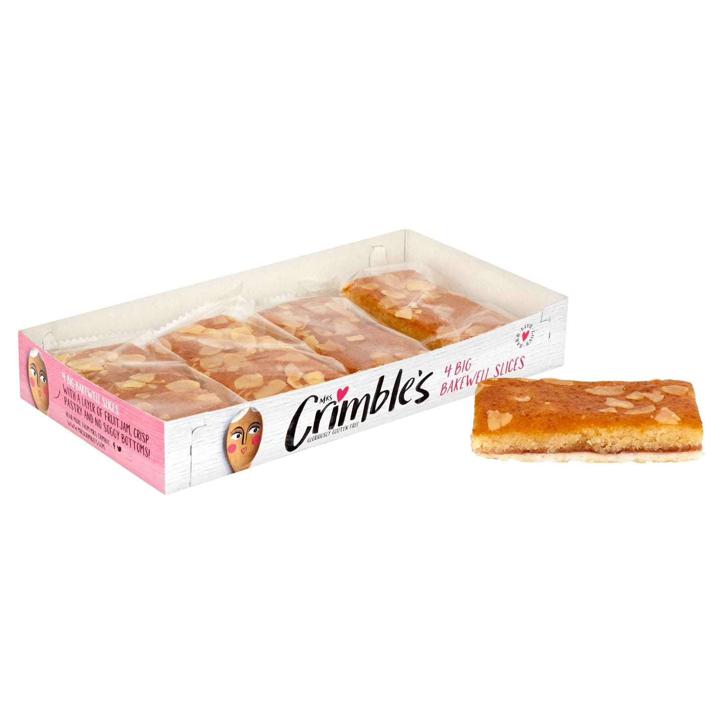 MRS CRIMBLE'S Bakewell Slices 4 Pack 4pk gallery