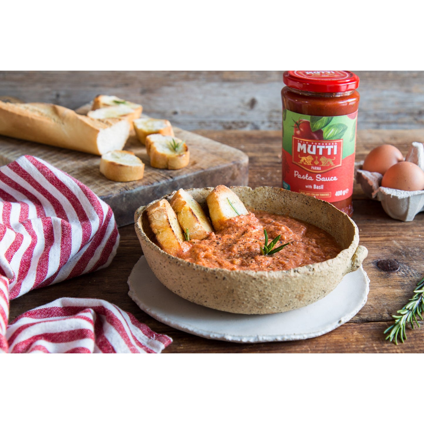 Mutti Tomato Pasta Sauce with Basil 400g — image 3
