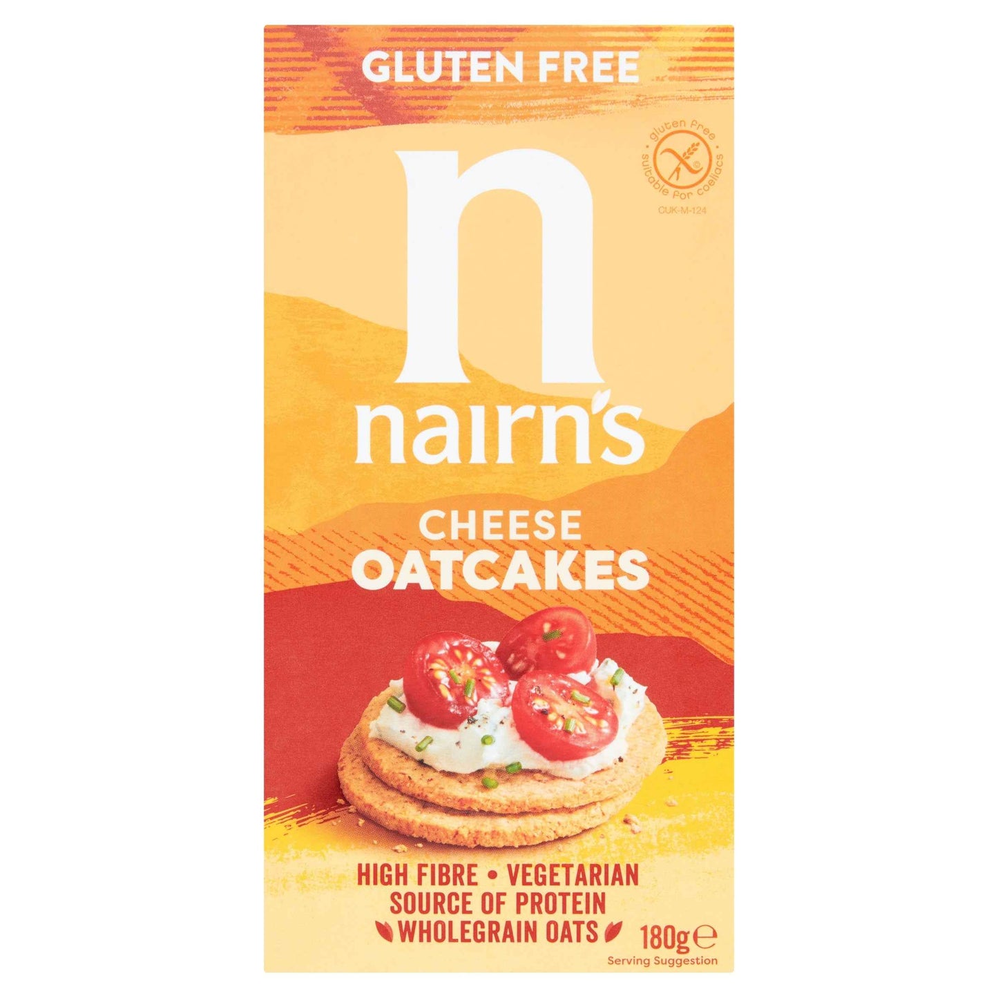 Nairn's Gluten Free Cheese Oatcakes 180g