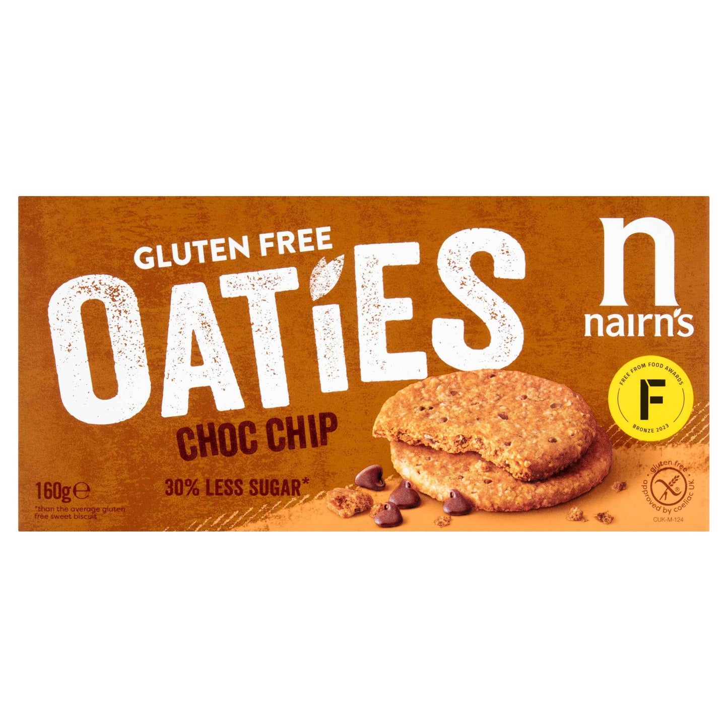 Nairn's Gluten Free Oaties Chocolate Chip Biscuits 160g