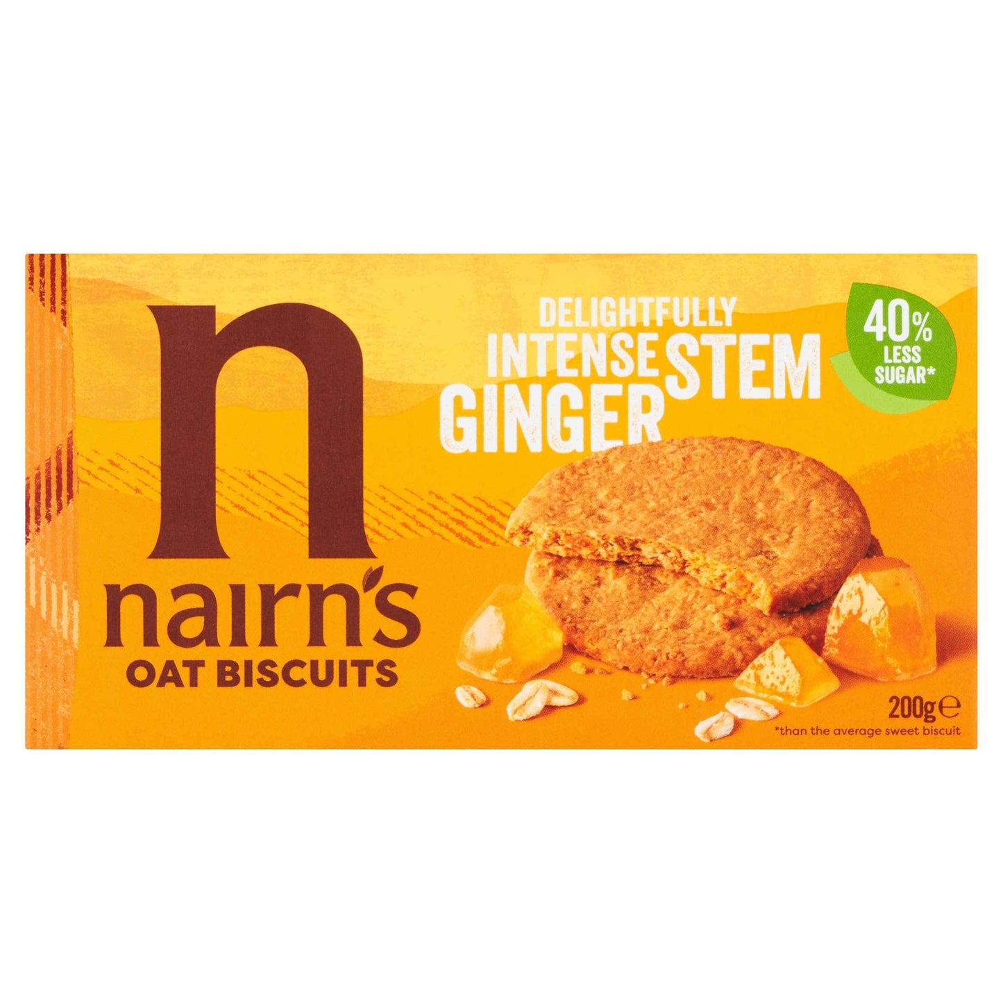 Nairns Stem Ginger Oat Biscuit 200g (l)