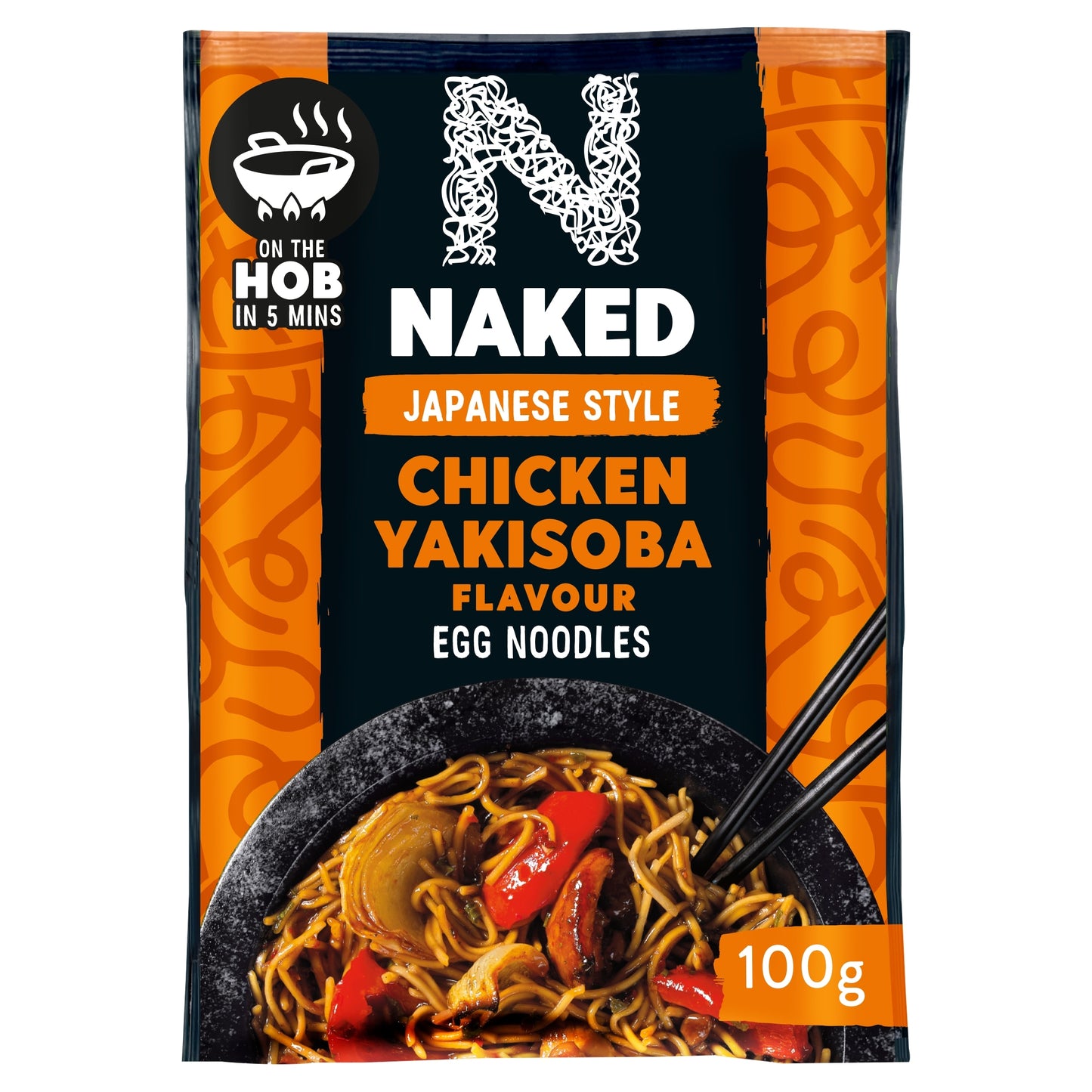Naked Chicken Yakisoba Noodles 100G — image 1