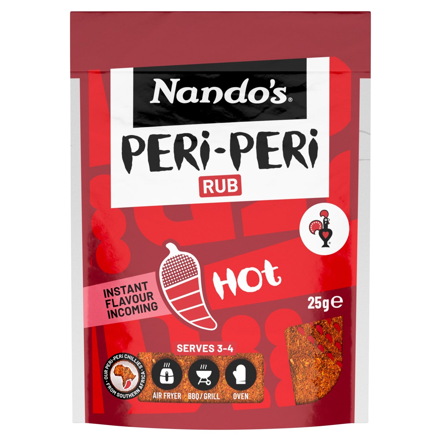 Nando's Peri Peri Rub Hot 25G — image 1