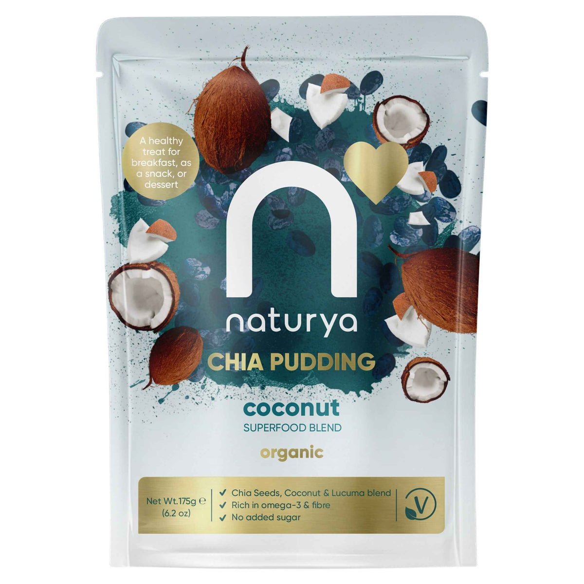 NATURYA Chia Pudding Coconut Organic 175g