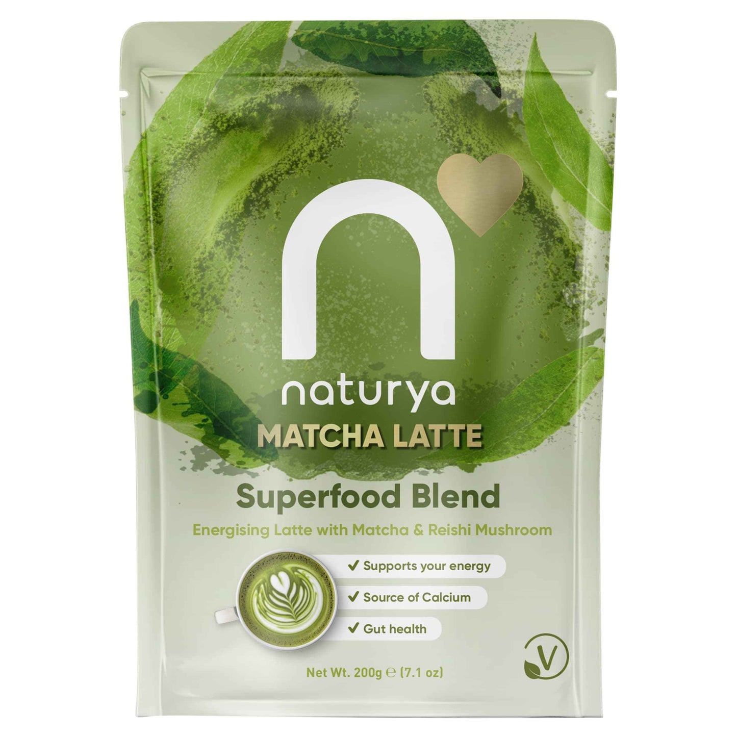 NATURYA Matcha Latte Superfood Blend 200g