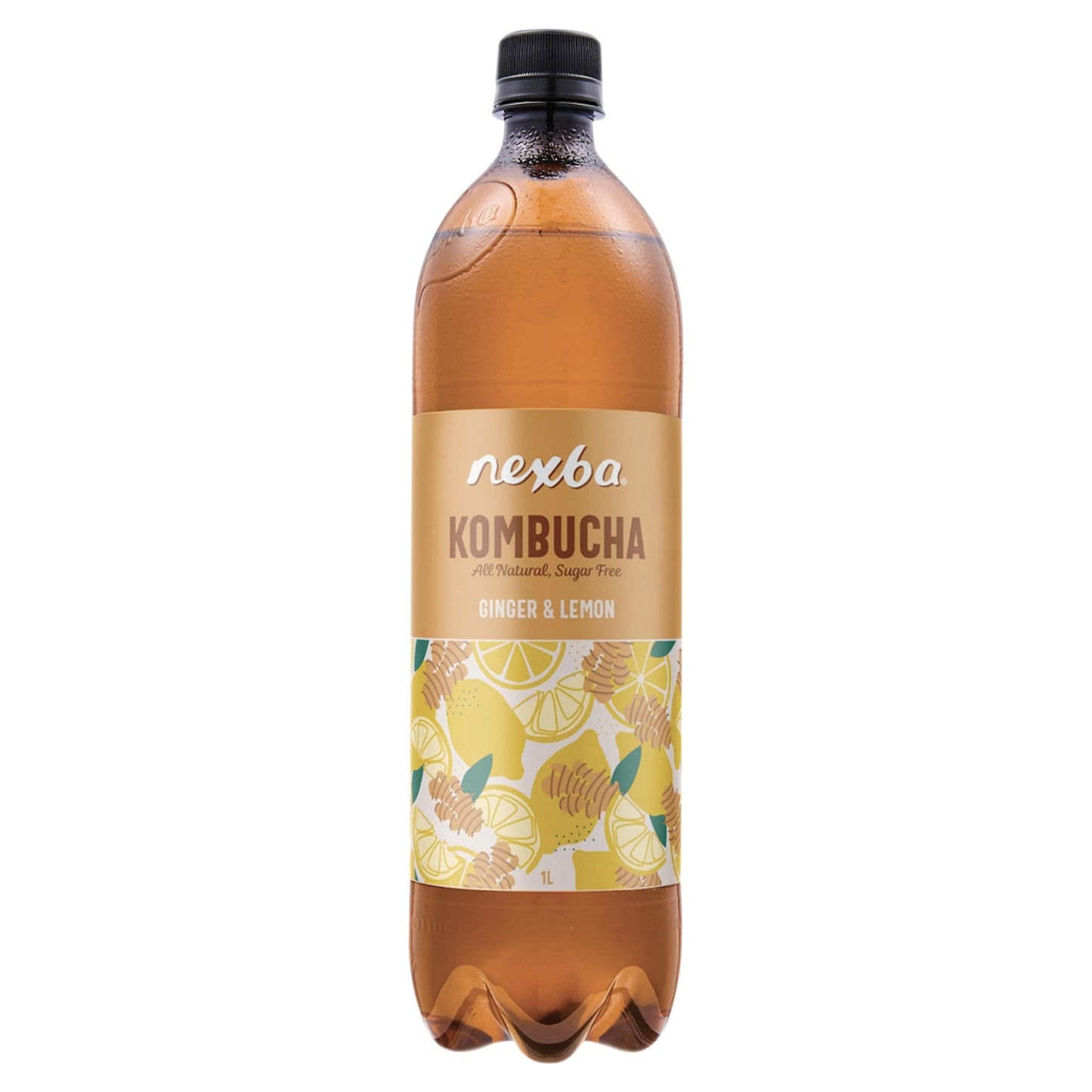 Nexba Kombucha Ginger & Lemon 1 Litre — image 1