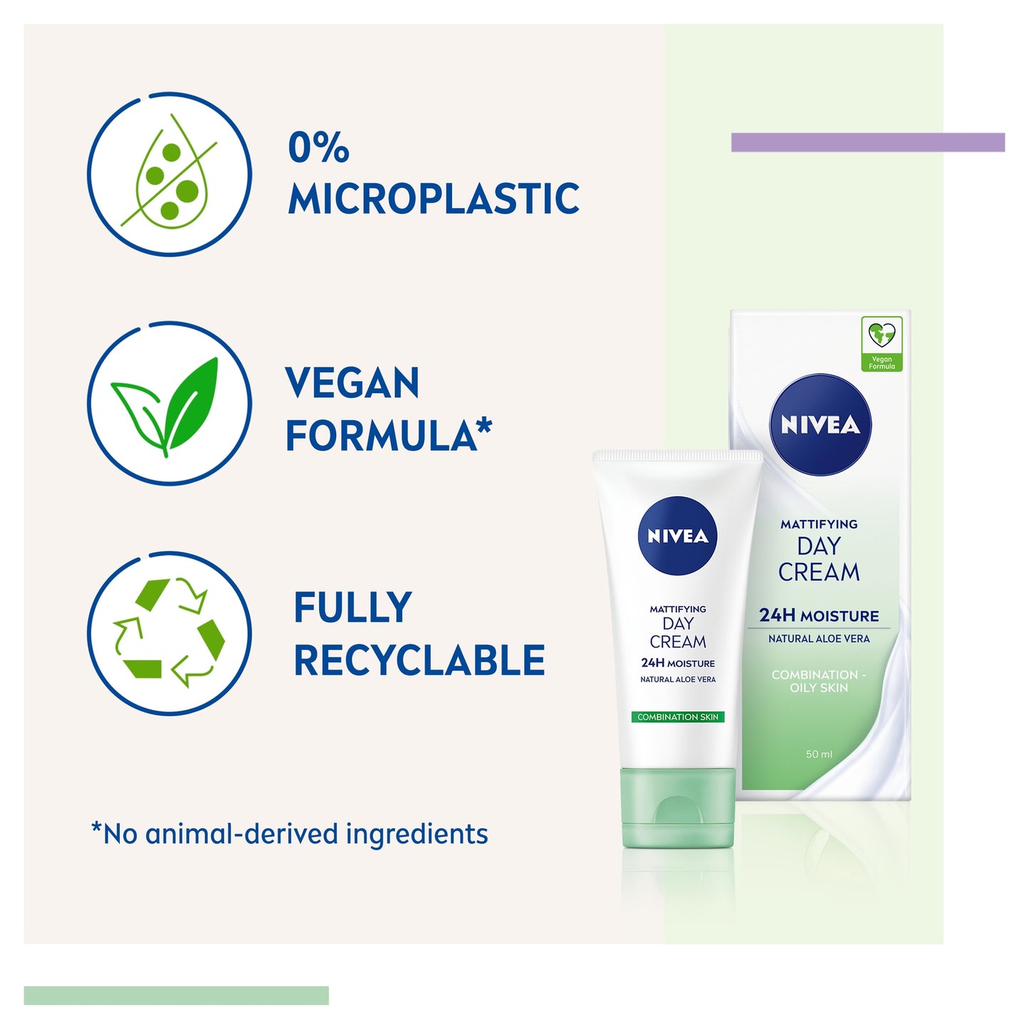 NIVEA Mattifying Day Cream Moisturiser Combination Skin 50ml — image 5