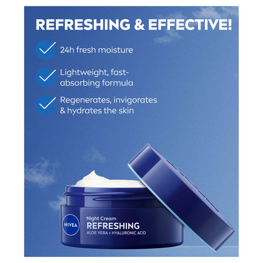 NIVEA Moisturising Night Cream Normal Skin 50ml — image 2
