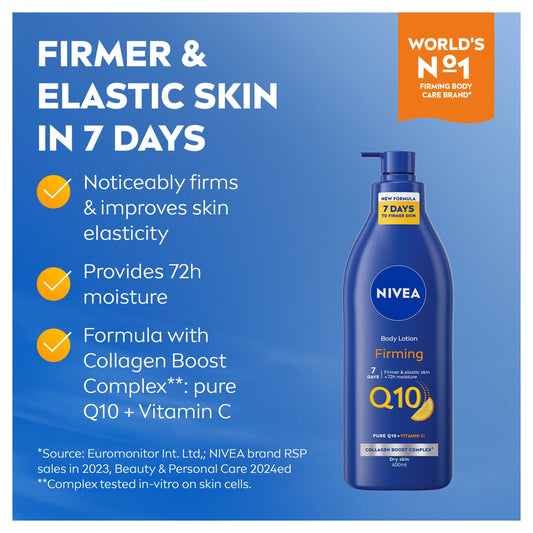 NIVEA Q10 & Vitamin C Firming Body Lotion Dry Skin 400ml — image 2