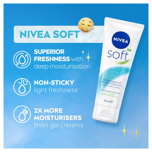 NIVEA Soft Moisturiser 75ml — image 2