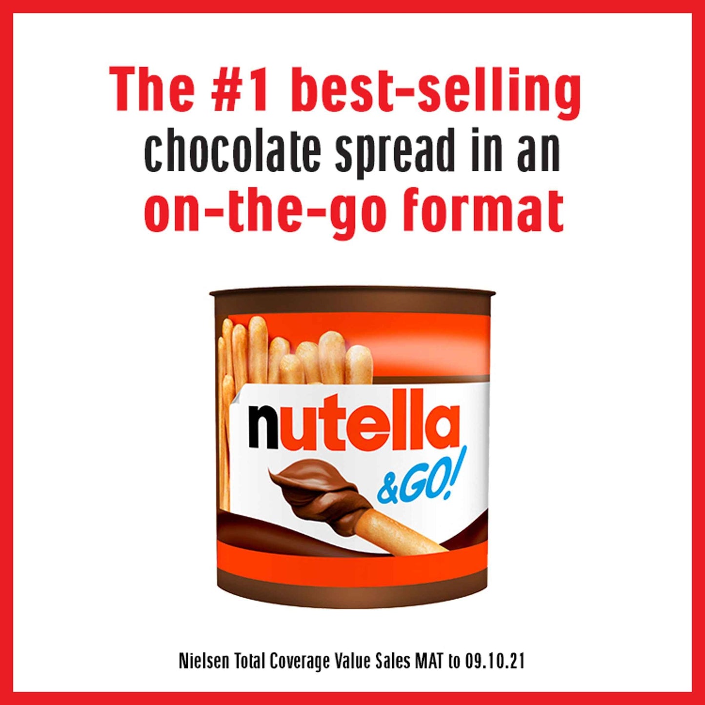 NUTELLA & Go! Hazelnut Chocolate Spread And Breadsticks Snack Pot 1 X 1x48g gallery