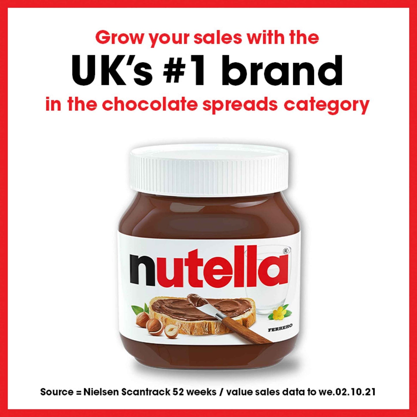 NUTELLA Hazelnut Chocolate Spread 200g 200g pack shot