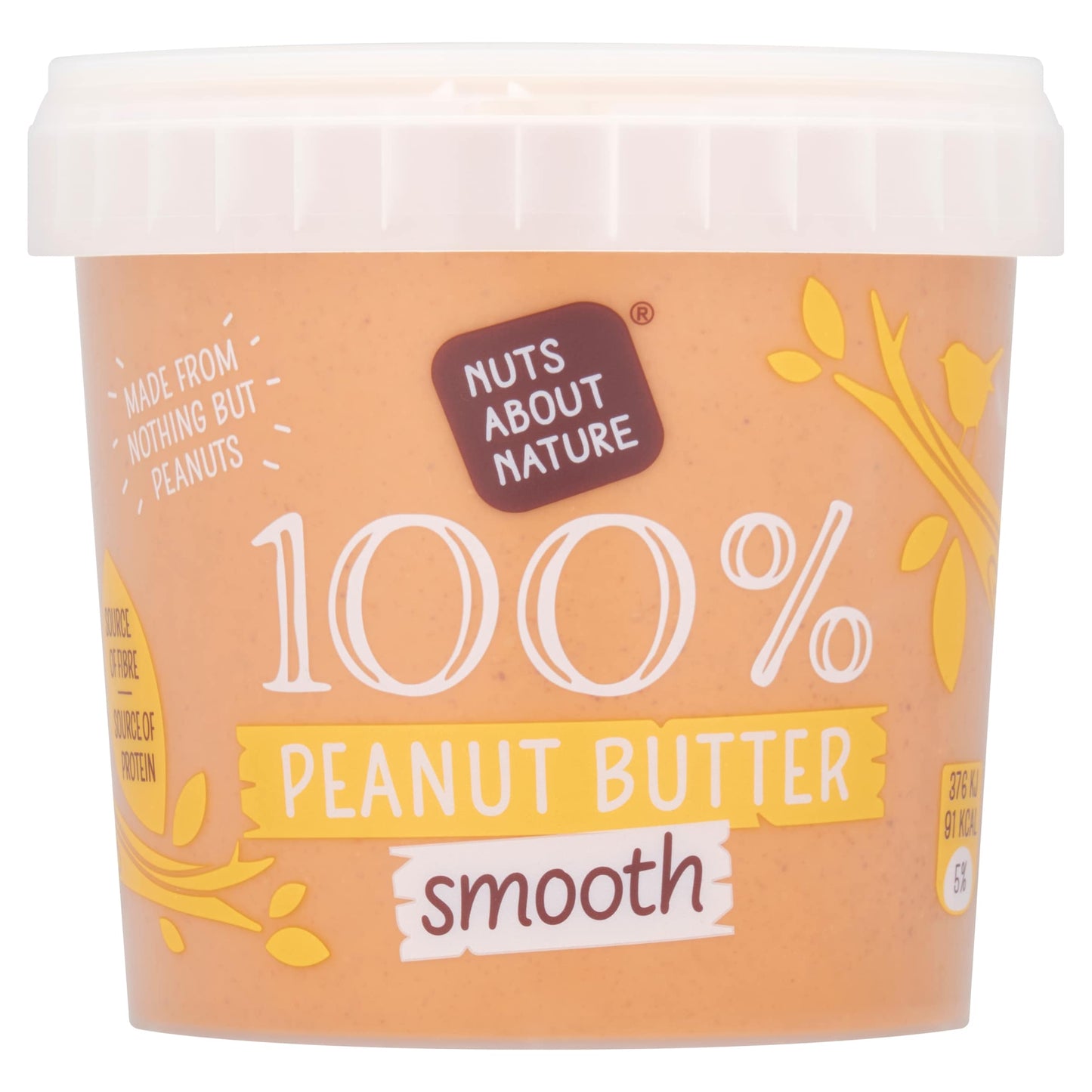 Nuts About Nature 100% Peanut Butter Smooth No Added Sugar 1Kg — image 1