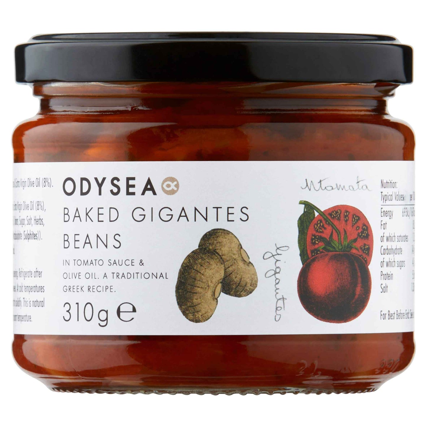 ODYSEA Baked Gigantes Beans 310g