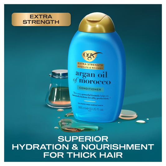 OGX Argan Oil of Morocco Conditioner for Dry Hair Extra Strength 385ml — image 2